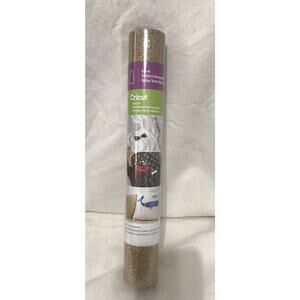 Cricut Iron-On Glitter Vinyl 12"X19" Roll-Gold
